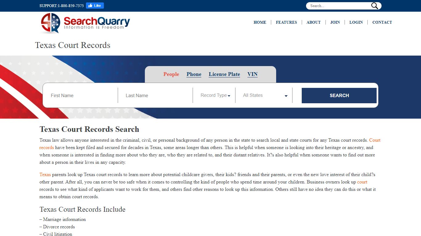 Free Texas Court Records | Enter a Name & View Texas ... - SearchQuarry